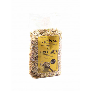 Пластівці з 5 видів зерен органічні 500г Verival Verival - 17177