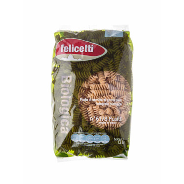 Фузіллі з цільнозернового борошна органічні 500г, Felicetti - 15099