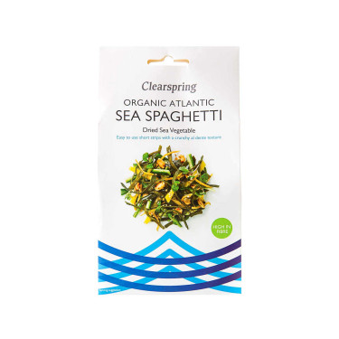 Водорості атлантичні "Спагетті" сушені органічні 25г, Clearspring - 92205