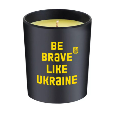 Свеча парфюмированная "Be Brave Like Ukraine" 200г, Poetry Home - W9553