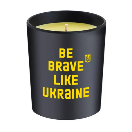 Парфумована свічка "Be Brave Like Ukraine" - W9553