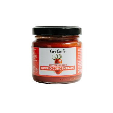 Томатна паста подвійної концентрації з червоних томатів Чері Даттеріно 90г Cosi' Com'e' - Q6507