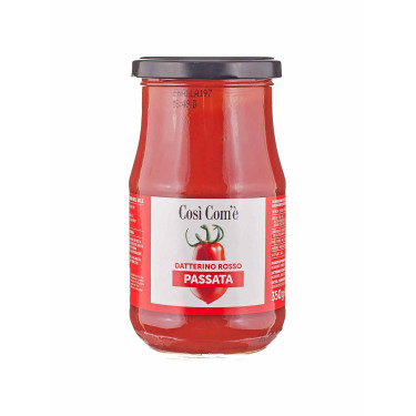 Пассата (томатне пюре) з червоних томатів Чері Даттеріно 350г Cosi' Com'e' - 11606