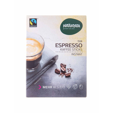 Кофе Эспрессо растворимый в стиках органический 25х2г, Naturata - 32316