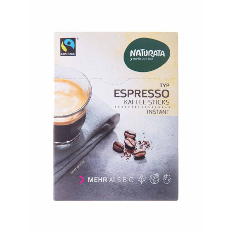 Розчинна кава Еспрессо в стіках органічна 25х2г - 32316
