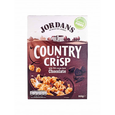 Кранчи с черным шоколадом "Country Crisp" 500г, Jordans - 41349
