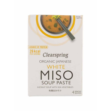 Паста для приготування білого Місо супу з морськими водоростями 4х15г Clearspring Clearspring - 22908