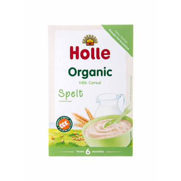 Молочна злакова каша зі спельтою органічна (з 6 місяців) 250г Holle Holle - 95577