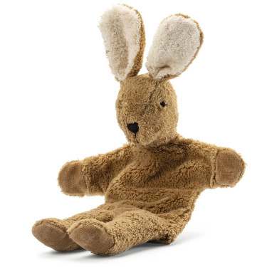 Игрушка мягкая плюшевая Кролик бежевый Hand puppet, Senger Naturwelt - W4311