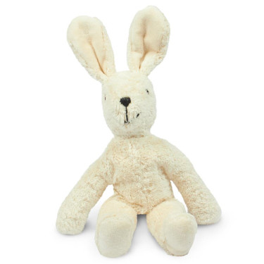 Игрушка мягкая плюшевая Кролик белый маленький Floppy Animals, Senger Naturwelt - W4306