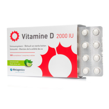 Дієтична добавка в жувальних таблетках Вітамін Д 2000 ОД 168шт Metagenics Metagenics - R1259