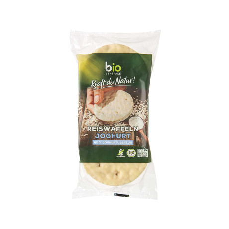 Вафлі рисові з йогуртовою глазур'ю органічні 100г, Bio Zentrale - W9771