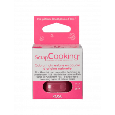 Рожевий харчовий натуральний барвник 10г ScrapCooking ScrapCooking - 22992