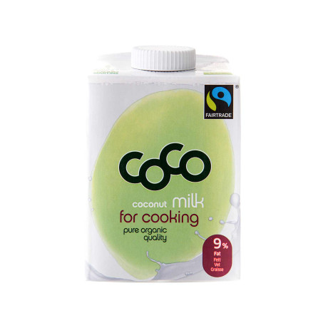 Кокосове кулінарне молоко органічне 500мл - 47001