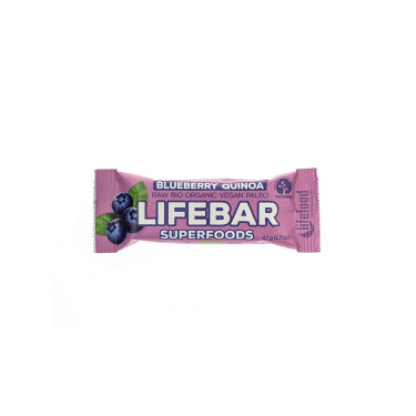 Батончик Чорниця-Кіноа органічний 47г Lifefood Lifebar Plus Lifefood Lifebar Plus - 47787
