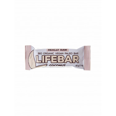 Енергетичний батончик з кокосом органічний 47г Lifefood Lifebar Lifefood Lifebar - 30876