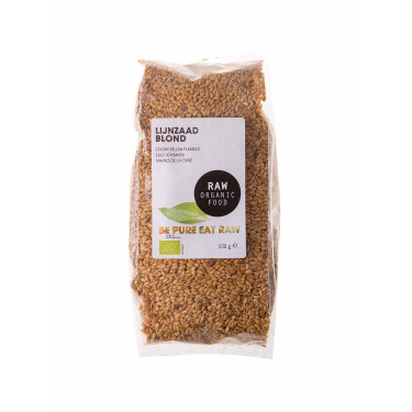 Золоте насіння льону органічне 500г Raw Organic Food - 26164
