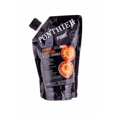 Охолоджене пюре 100% фруктів Червоний апельсин 1кг Ponthier - 32666