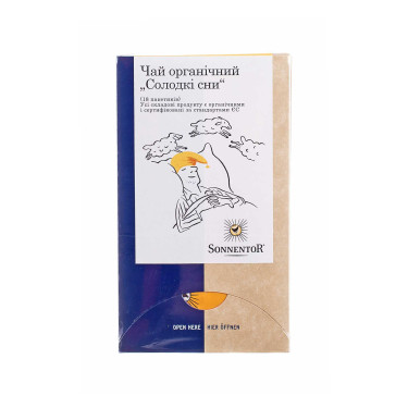 Органічний чай "Солодкі ча сни" пакетований 27г Sonnentor Sonnentor - 08551