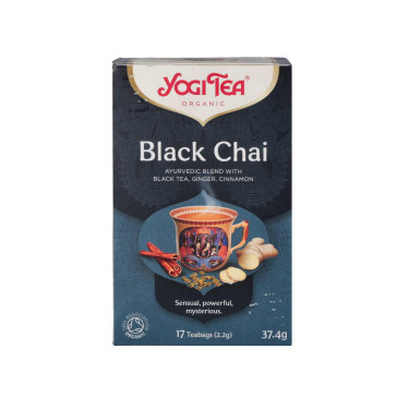 Органічний чорний чай з імбирем та корцею (пакетований) 37,4г Yogi Tea - 28878