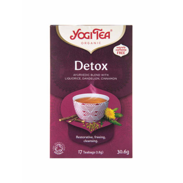 Органічний трав'яний чай з прянощами "Детокс" (пакетований) 37,4г Yogi Tea - 28889