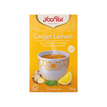 Органічний трав'яний чай з прянощами "Імбир-Лимон" (пакетований) 37,4г