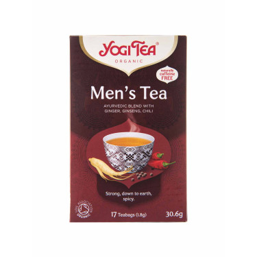 Органічний трав'яний чай з прянощами "Для чоловіків" (пакетований) 37,4г Yogi Tea - 28891