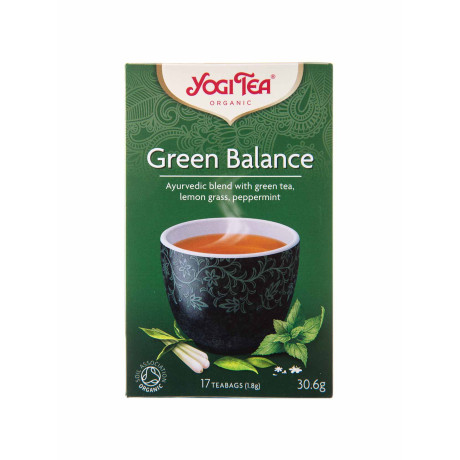 Органічна суміш трав'яного та зеленого чаю "Зелений баланс" 30,6г, - 28897