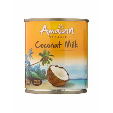 Молоко кокосовое 17% органическое 200мл, Amaizin - 54550