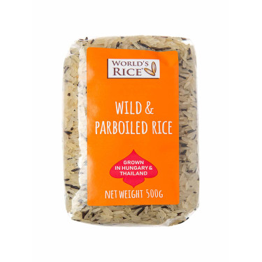 Рис Дикий и Парбоилд 500г, World's Rice - W0840