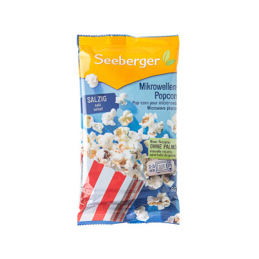 Попкорн з сіллю 90г Seeberger Seeberger - R0229