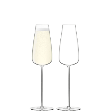 Набор бокалов для шампанского Флют 330мл Wine Culture (2шт в пак), LSA International - W5653