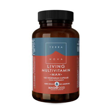 Дієтична добавка в капсулах Живі мультивітаміни для чоловіків 50шт Terranova Food supplements Terranova Food supplements - R3037