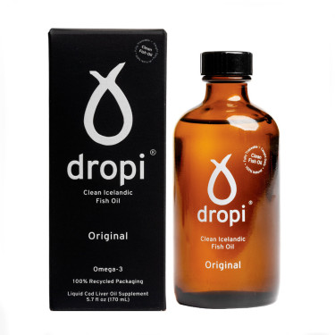 Дієтична добавка олія печінки тріски Оригінал 170мл Dropi Supplement Dropi Supplement - R4355
