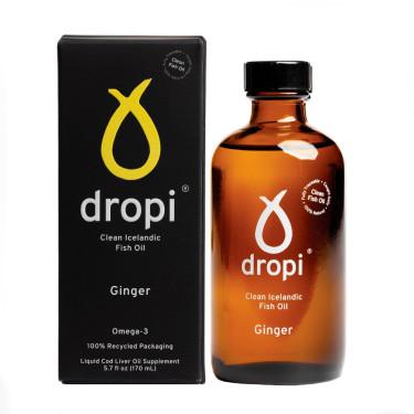 Дієтична добавка олія печінки тріски Імбир 170мл Dropi Supplement Dropi Supplement - R4359