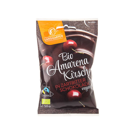 Вишня Амарена в чорному шоколаді органічна 50г - 27074
