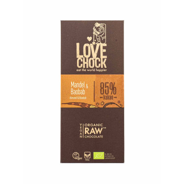 Сирий шоколад органічний Мигдаль - Баобаб 70г Lovechock Lovechock - 27053