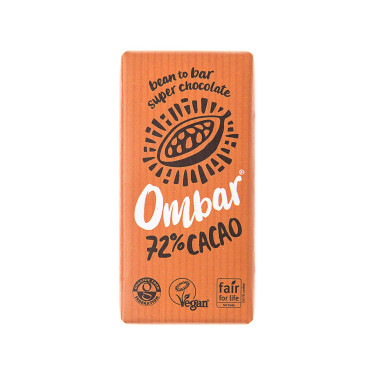 Сирий шоколад органічний 72% какао 35г Ombar Ombar - 28112