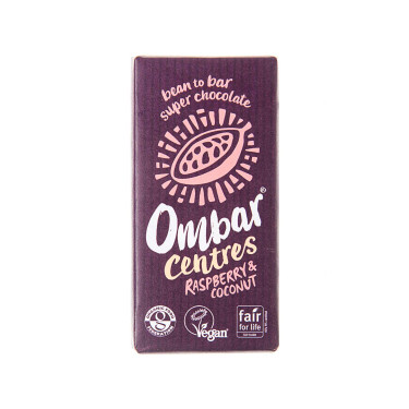 Сирий шоколад органічний Малина та Кокос 35г Ombar Ombar - 38284