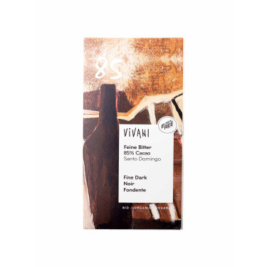 Чорний шоколад органічний 85% какао 100г Vivani - 10176