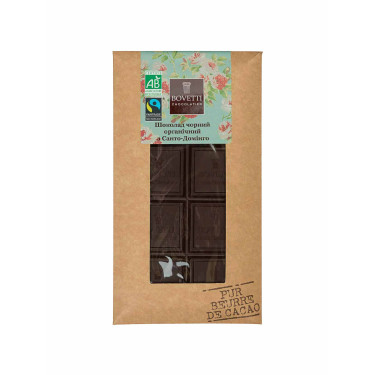 Чорний шоколад органічний 100г Bovetti Bovetti - 09971