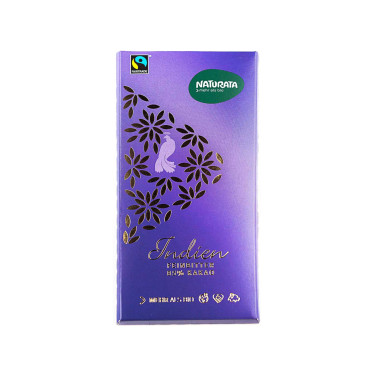 Чорний шоколад органічний Індія 85% какао 100г Naturata - 09541
