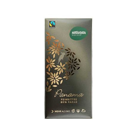 Чорний шоколад органічний Панама 80% какао 100г - 09539