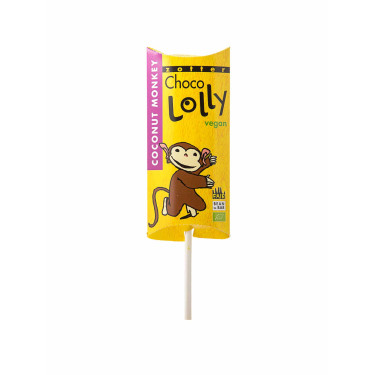 Шоколад дитячий "Кокосове мавпеня" на паличці 20г Zotter Lollytop Zotter Lollytop - 29000