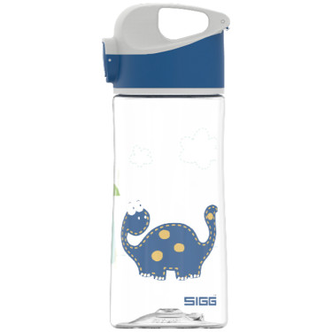 Бутылка детская для напитков Dinosaur Friend голубая 450мл, Sigg
