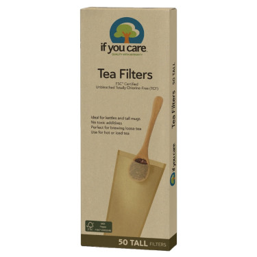 Набір паперових фільтрів для чаю (50шт в пак) If You Care If You Care - W1629