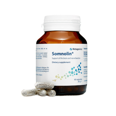 Дієтична добавка в капсулах Сомнолін Somnolin 60шт, Metagenics - T3192