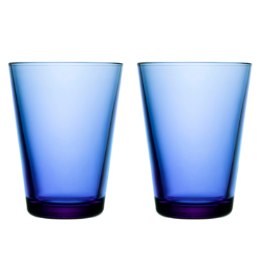 Набор стаканов голубых 400мл (2шт в пак) Kartio, iittala