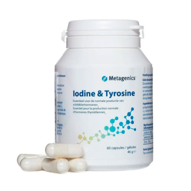 Диетическая добавка в капсулах Йодин Тирозин Iodine Tyrosine 60шт, Metagenics - R5582