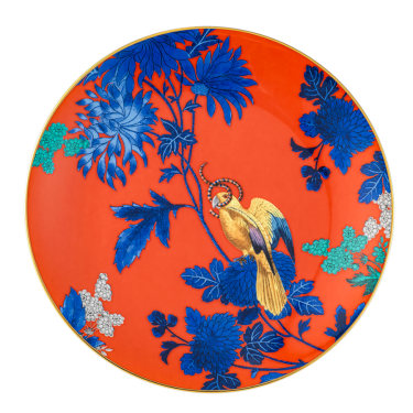 Тарелка "Золотой Попугай" оранжевая 20см Wonderlust Teaware, Wedgwood - T6808